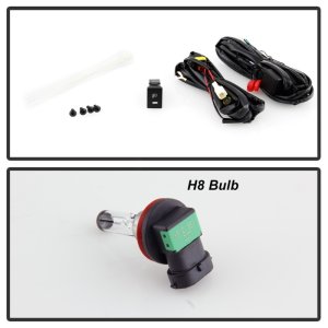 Toyota Sienna Fog Lights - SPYDER - OEM Fit Switch - H8 - Clear - `18-`19 Toyota Sienna Fog Lights - SPYDER - OEM Fit Switch - H8 - Clear - `18-`19