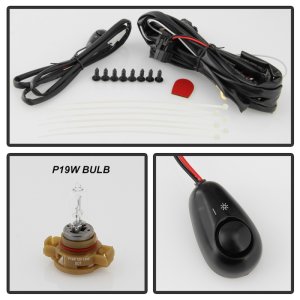 Ford Escape Fog Lights - SPYDER - OEM Style w/Universal Switch - Clear - `07-`12