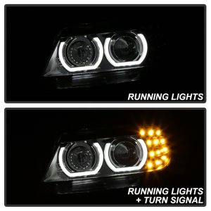 BMW 3 Series Headlights - SPYDER - HID w/ AFS Only - LED Turn - Black - `09-`12 BMW 3 Series Headlights - SPYDER - HID w/ AFS Only - LED Turn - Black - `09-`12