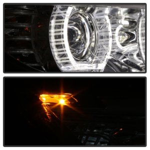BMW 3 Series Headlights - SPYDER - Projector Headlights, High Beam H3, DRL LED - Chrome - `08-`10