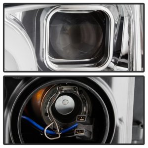 Ford F150 Headlights - SPYDER - Projector, Sequential LED Turn Signal - Chrome - `18-`19