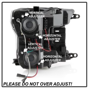 Ford F-150 Headlights - SPYDER - Projector - Halogen Model - LED Sequential Turn - Black - `18-`19