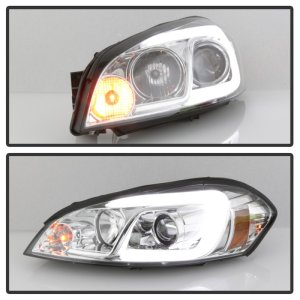 Chevrolet Monte Carlo Headlights - SPYDER - Projector Headlights - Light Bar - Chrome - `06-`07 Chevrolet Monte Carlo Headlights - SPYDER - Projector Headlights - Light Bar - Chrome - `06-`07