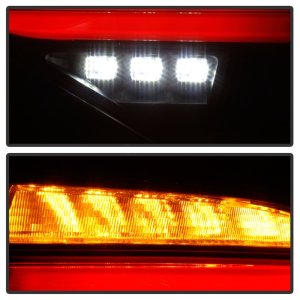 Subaru Impreza WRX LED Tail Lights - SPYDER - Sequential Signal - Black - `08-`14