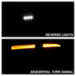 Subaru Impreza WRX LED Tail Lights - SPYDER - Sequential Signal - Black - `08-`14