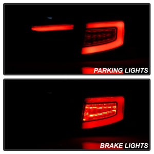 Subaru Impreza WRX LED Tail Lights - SPYDER - Sequential Signal - Black - `08-`14