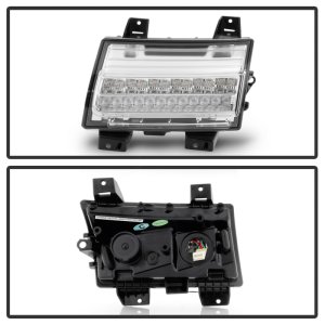 Jeep Wrangler Front Bumper Lights - SPYDER - Full LED - Chrome - `18-`19 Jeep Wrangler Front Bumper Lights - SPYDER - Full LED - Chrome - `18-`19