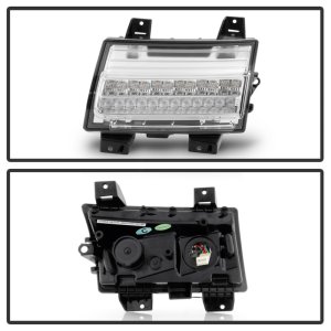 Jeep Wrangler Front Bumper Lights - SPYDER - Full LED - Chrome - `18-`19 Jeep Wrangler Front Bumper Lights - SPYDER - Full LED - Chrome - `18-`19