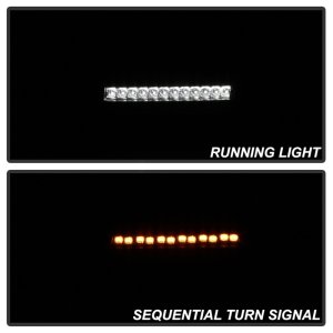 Jeep Wrangler Front Bumper Lights - SPYDER - Full LED, Sequential Signal - Black - `18-`19 Jeep Wrangler Front Bumper Lights - SPYDER - Full LED, Sequential Signal - Black - `18-`19