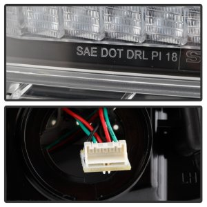 Jeep Wrangler Front Bumper Lights - SPYDER - Full LED, Sequential Signal - Black - `18-`19 Jeep Wrangler Front Bumper Lights - SPYDER - Full LED, Sequential Signal - Black - `18-`19