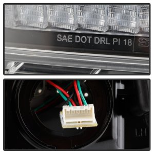 Jeep Wrangler Front Bumper Lights - SPYDER - Full LED, Sequential Signal - Black - `18-`19 Jeep Wrangler Front Bumper Lights - SPYDER - Full LED, Sequential Signal - Black - `18-`19