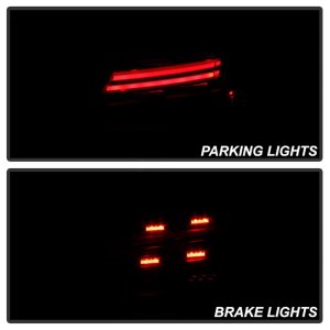 Porsche Cayman Tail Lights - SPYDER - LED, Sequential Signal - Black - `06-`08