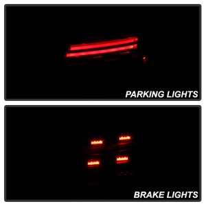 Porsche Cayman Tail Lights - SPYDER - LED, Sequential Signal - Black - `06-`08