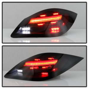 Porsche 987 Cayman LED Tail Lights - SPYDER - Sequential Signal - Smoke - `09-`12