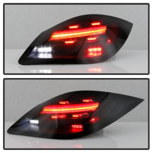 Porsche 987 Cayman LED Tail Lights - SPYDER - Sequential Signal - Smoke - `09-`12