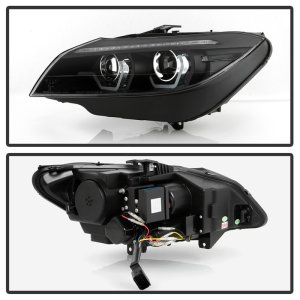 BMW Z4 Headlights - SPYDER - Halo Projector, HID Type, Xenon/HID Model Only - Black - `09-`13 BMW Z4 Headlights - SPYDER - Halo Projector, HID Type, Xenon/HID Model Only - Black - `09-`13