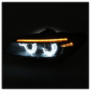 BMW Z4 Headlights - SPYDER - Halo Projector, HID Type, Xenon/HID Model Only - Black - `09-`13 BMW Z4 Headlights - SPYDER - Halo Projector, HID Type, Xenon/HID Model Only - Black - `09-`13