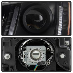 Audi TT Headlights - SPYDER - Projector, Sequential Turn Signal - Black - `08-`15