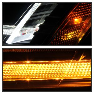 Audi TT Headlights - SPYDER - Projector, Sequential Turn Signal - Black - `08-`15