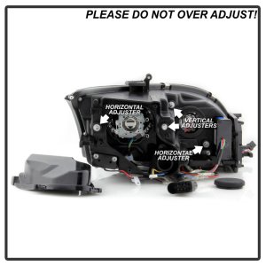 Audi TT Headlights - SPYDER - Projector, Sequential Turn Signal - Black - `08-`15