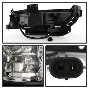 Chrysler 200 Fog Lights - SPYDER - OEM Style Full LED - Clear - `15-`16