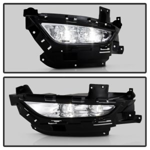 Chrysler 200 Fog Lights - SPYDER - OEM Style Full LED - Clear - `15-`16