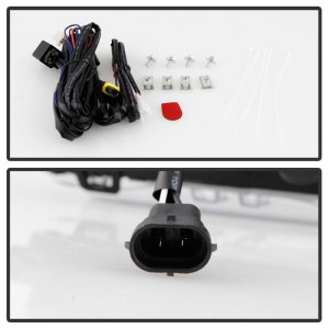 GMC Sierra 1500 Denali Fog Lights - SPYDER - OEM Style Full LED with Universal Switch - Clear - `19-`20