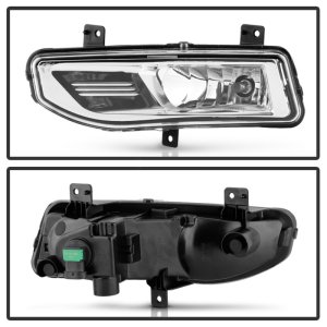 Nissan Kicks Fog Lights - SPYDER - OEM Style, OEM Fit Switch, Bulb-H8 Included - Clear - `18-`20