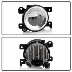 Nissan Murano Fog Lights - SPYDER - OEM Style LED w/OEM Fit Switch - Clear - `19-`21