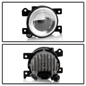 Nissan Murano Fog Lights - SPYDER - OEM Style LED w/OEM Fit Switch - Clear - `19-`21