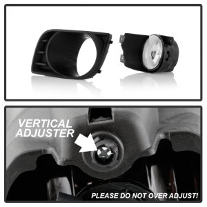 Toyota Sequoia Fog Lights - SPYDER - OEM Style w/OEM Fit Switch - Clear - `08-`16