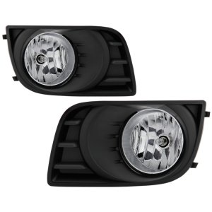Toyota Sequoia Fog Lights - SPYDER - OEM Style w/OEM Fit Switch - Clear - `08-`16