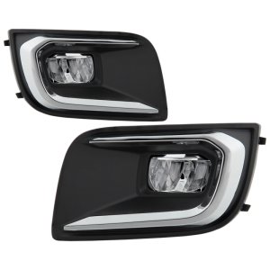 Toyota Sequoia Fog Lights - SPYDER - OEM Style LED w/OEM Fit Switch - Clear - `18-`20
