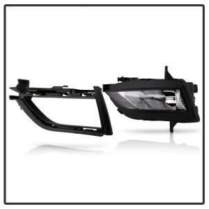 Volkswagen Jetta Fog Lights - SPYDER - OEM Style w/Universal Switch - Clear - `19-`20