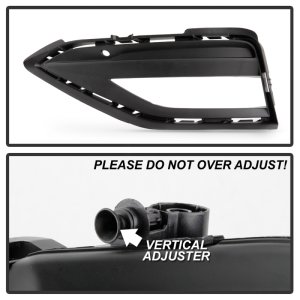 Volkswagen Jetta Fog Lights - SPYDER - OEM Style w/Universal Switch - Clear - `19-`20