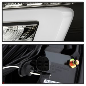 Audi A4 LED Tail Lights - SPYDER - Sequential Turn Signal/Clear - Black - `13-`16