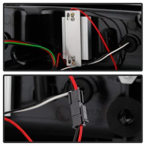 Chevrolet Camaro LED Tail Lights - SPYDER - Halogen LED, Sequential Turn Signal - Black - `16-`18