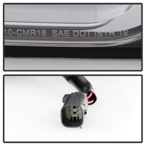 Chevrolet Camaro LED Tail Lights - SPYDER - LED Model Only; w/ Sequential Turn Signal - Chrome - `16-`18