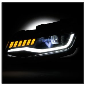 Chevrolet Camaro Headlights - SPYDER - Full LED, Halogen Model, Sequential Turn Signal - Black - `16-`18 Chevrolet Camaro Headlights - SPYDER - Full LED, Halogen Model, Sequential Turn Signal - Black - `16-`18