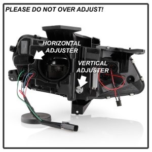 Chevrolet Camaro Headlights - SPYDER - LED, Sequential Turn Signal, HID Model - Black - `16-`18