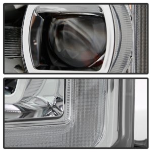Ford F-350 Headlights - SPYDER - LED, Sequential Turn Signal - Black - `17-`18