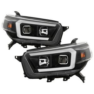 Toyota 4Runner Headlights - SPYDER - Spyder Signature Projector - Black - `10-`13