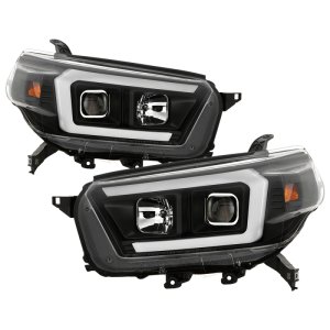 Toyota 4Runner Headlights - SPYDER - Spyder Signature Projector - Black - `10-`13