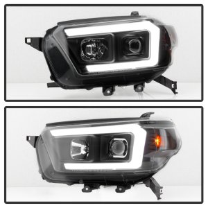 Toyota 4Runner Headlights - SPYDER - Spyder Signature Projector - Black - `10-`13