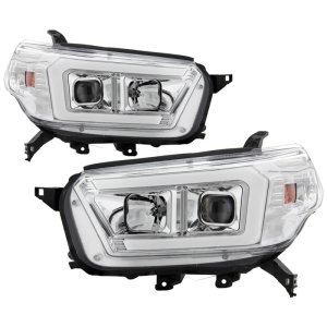 Toyota 4Runner Headlights - SPYDER - Projector - Chrome - `10-`13