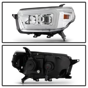 Toyota 4Runner Headlights - SPYDER - Projector - Chrome - `10-`13