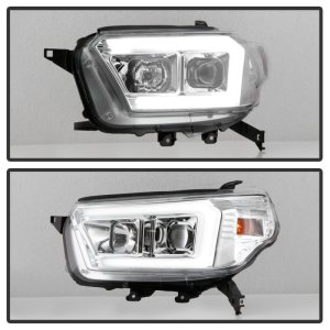 Toyota 4Runner Headlights - SPYDER - Projector - Chrome - `10-`13