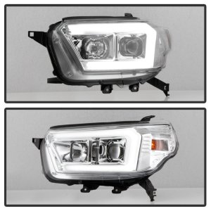Toyota 4Runner Headlights - SPYDER - Projector - Chrome - `10-`13