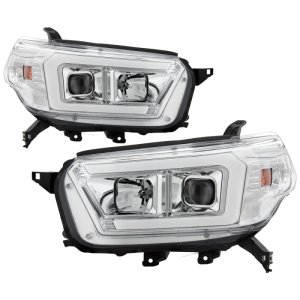 Toyota 4Runner Headlights - SPYDER - Projector - Chrome - `10-`13