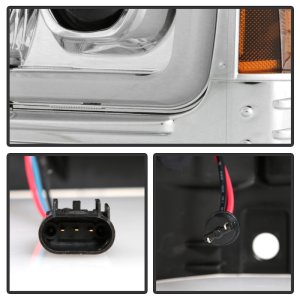 Ford F450 Headlights - SPYDER - Platinum Series LED Module Projector - Chrome - `05-`07 Ford F450 Headlights - SPYDER - Platinum Series LED Module Projector - Chrome - `05-`07